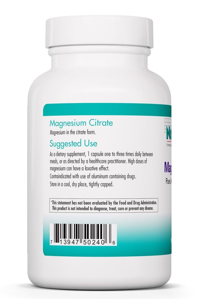 Allergy Research Group NutriCology Magnesium Citrate - 90 Capsules - image 3