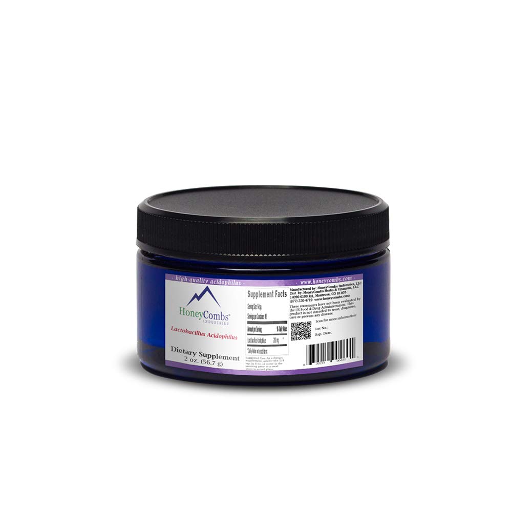 HoneyCombs Lactobacillus Acidophilus Probiotic Powder - 2 oz
