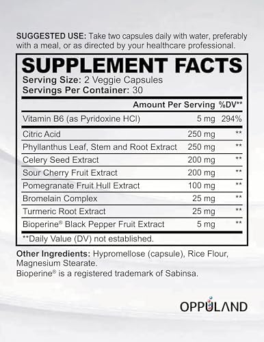 oppuland Uric Acid Detox - 60 Vegetarian Capsules - image 4