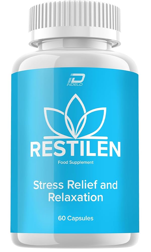 Indelo Restilen Stress Relief Supplement - 60 Capsules