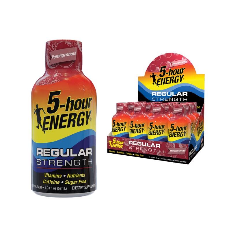 5-hour ENERGY Shot Regular Strength Pomegranate - 12 Count