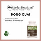 Remedy’s Nutrition Remedy's Nutrition Dong Quai 1,000 mg - 60 Vegan Capsules - image 3