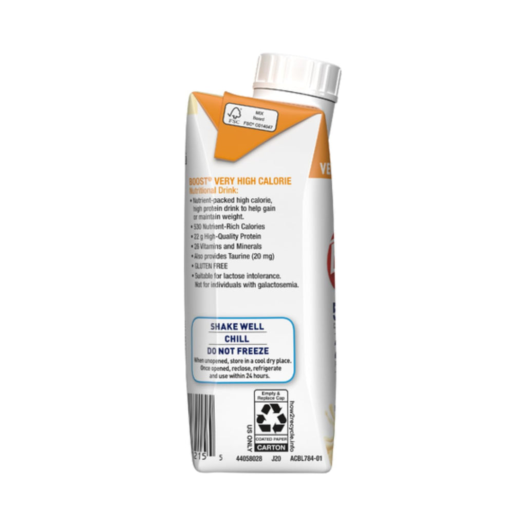 BOOST Very High Calorie Nutritional Drink Vanilla - 27 Pack - image 7