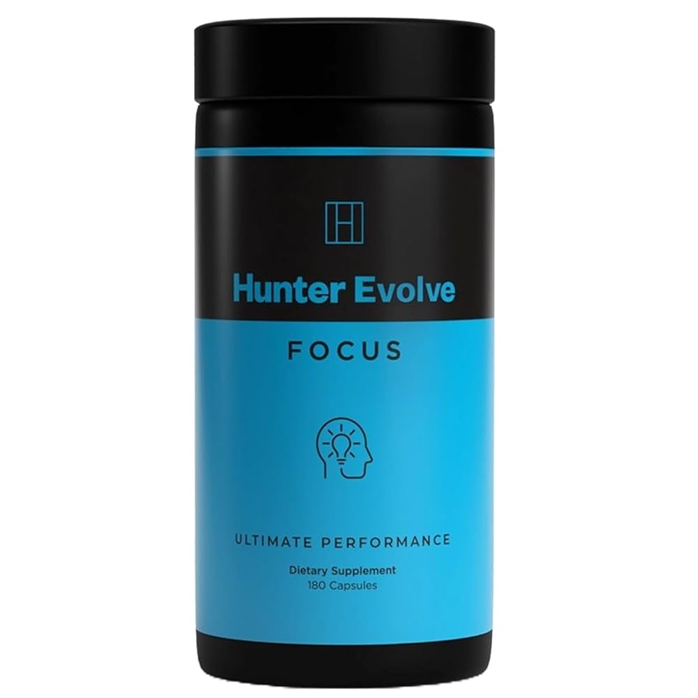 ROAR AMBITION Hunter Focus Premium Nootropic Brain Supplement - 180 Capsules
