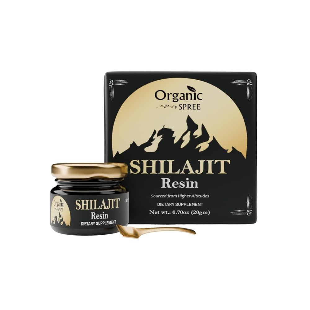 ORGANIC SPREE Himalayan Shilajit Resin 20gm (0.70oz) Himalayan Resin