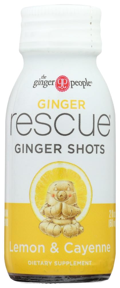 StarSun Depot Rescue Ginger Shots Lemon & Cayenne - 2 oz