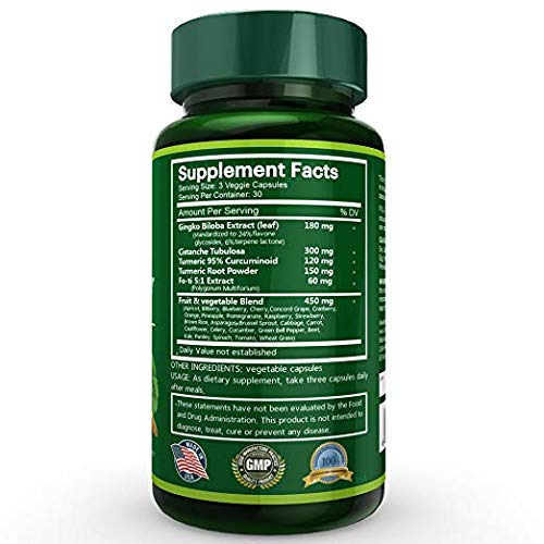 Na'trition Brain Booster Nootropic Formula for Focus & Memory - 90 Capsules - image 2