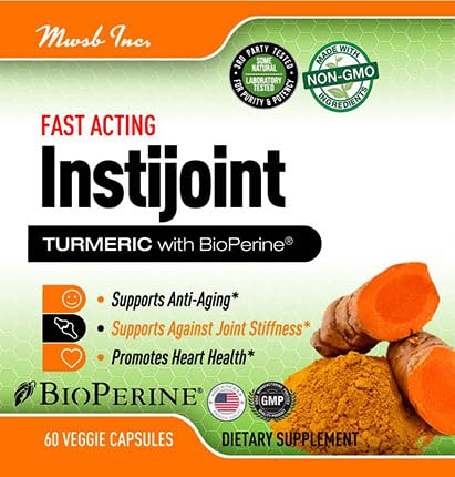 Gottohavit Instijoint Turmeric Joint Support - 60 Vegetarian Capsules