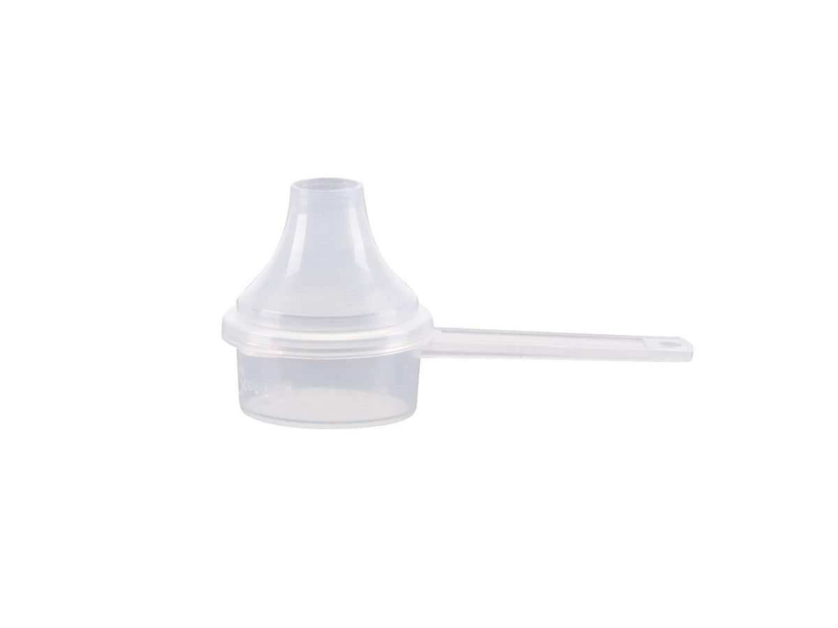 The Scoopie Plastic Short Handle Scoop with Attached Funnel