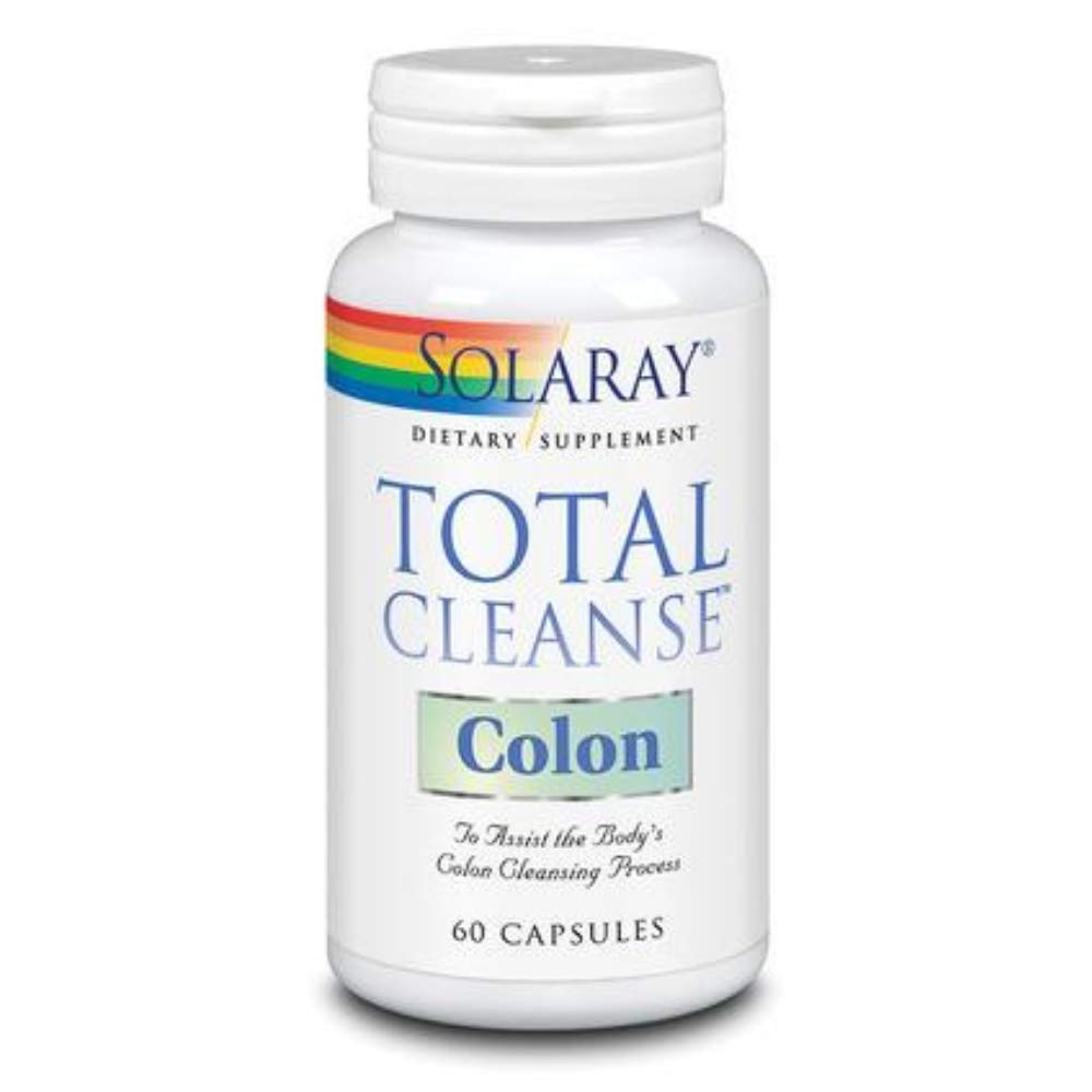 SOLARAY Total Cleanse Colon Supplement - 60 Vegetarian Capsules