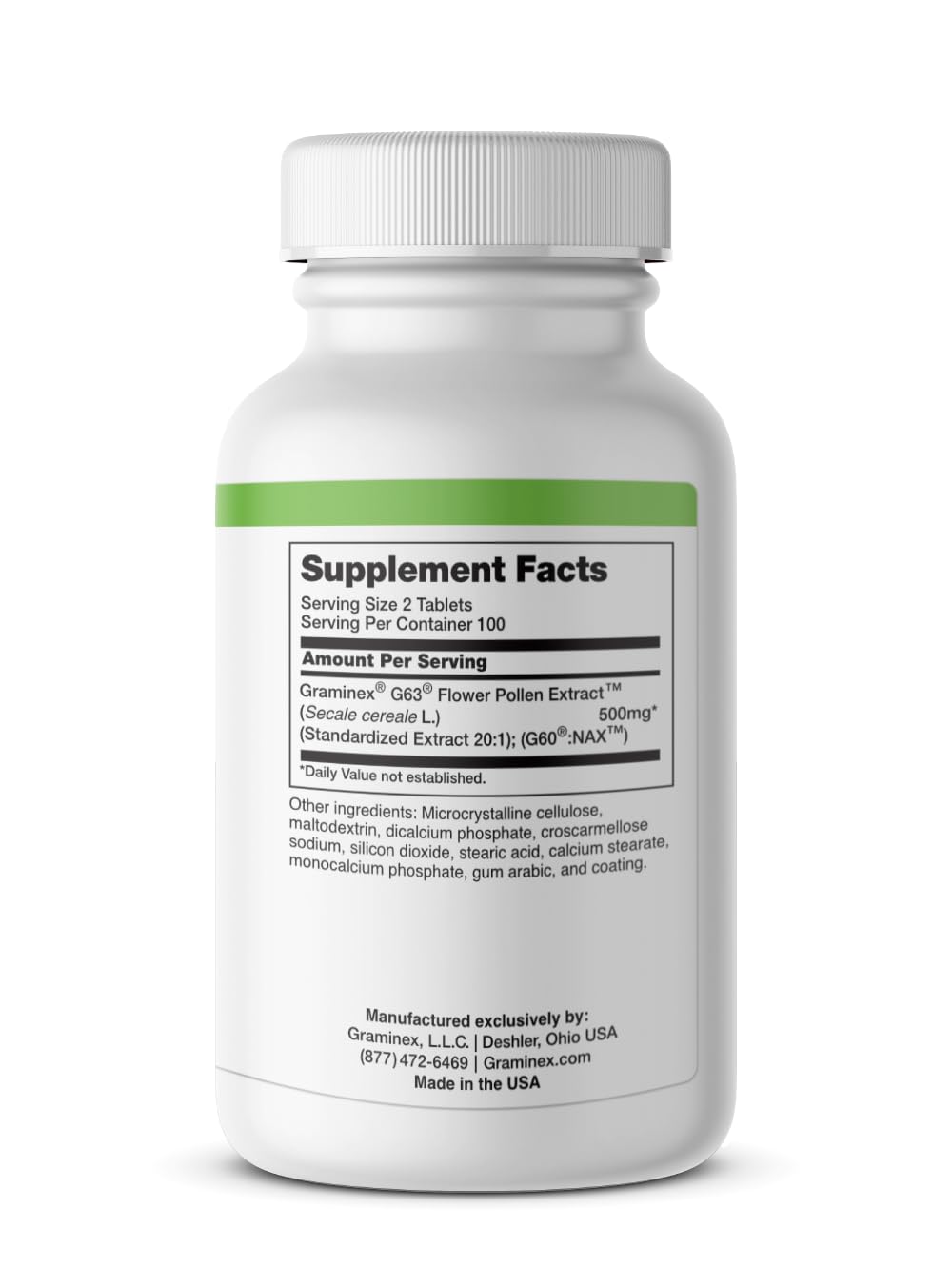 Graminex PollenAid Prostate Supplement - 200 Tablets - image 2
