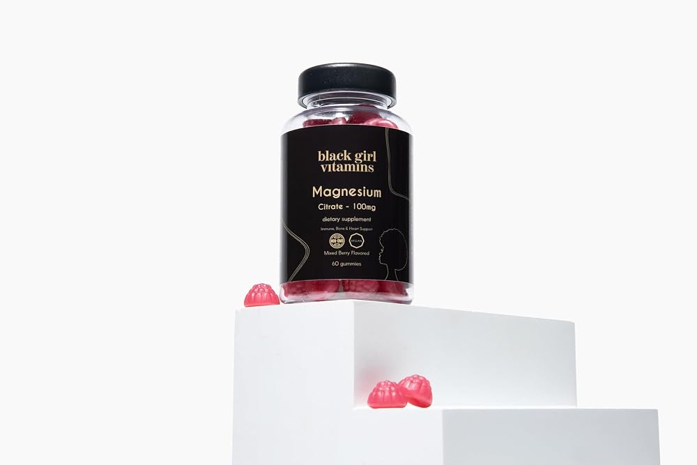 Black Girl Vitamins Magnesium Gummies for Sleep - 60 Count - image 5