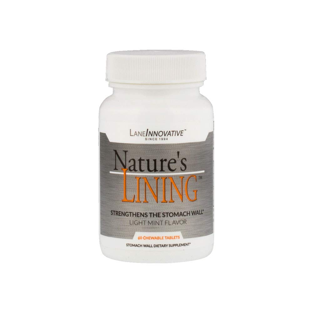 Lane Labs Nature's Lining Chewable Tablets Stomach Support - 60 Tablets