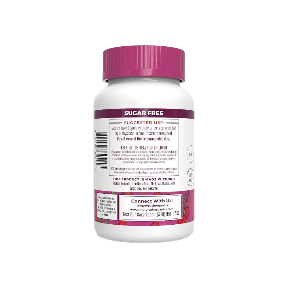 MARYRUTH'S Biotin Gummies Goji Berry - 30 Count - image 2