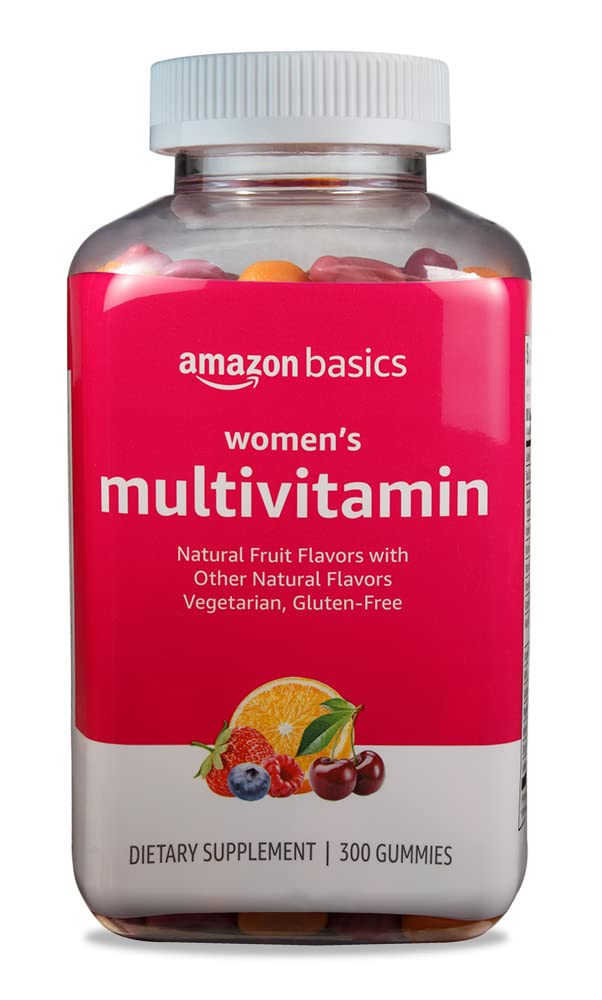 Amazon Basics Women's Multivitamin Mixed Berry Gummies - 300 Count