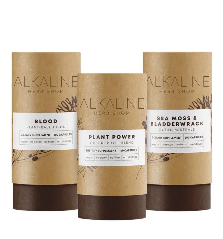 Alkaline Herb Shop The Boost Bundle - 3 Herbal Supplements