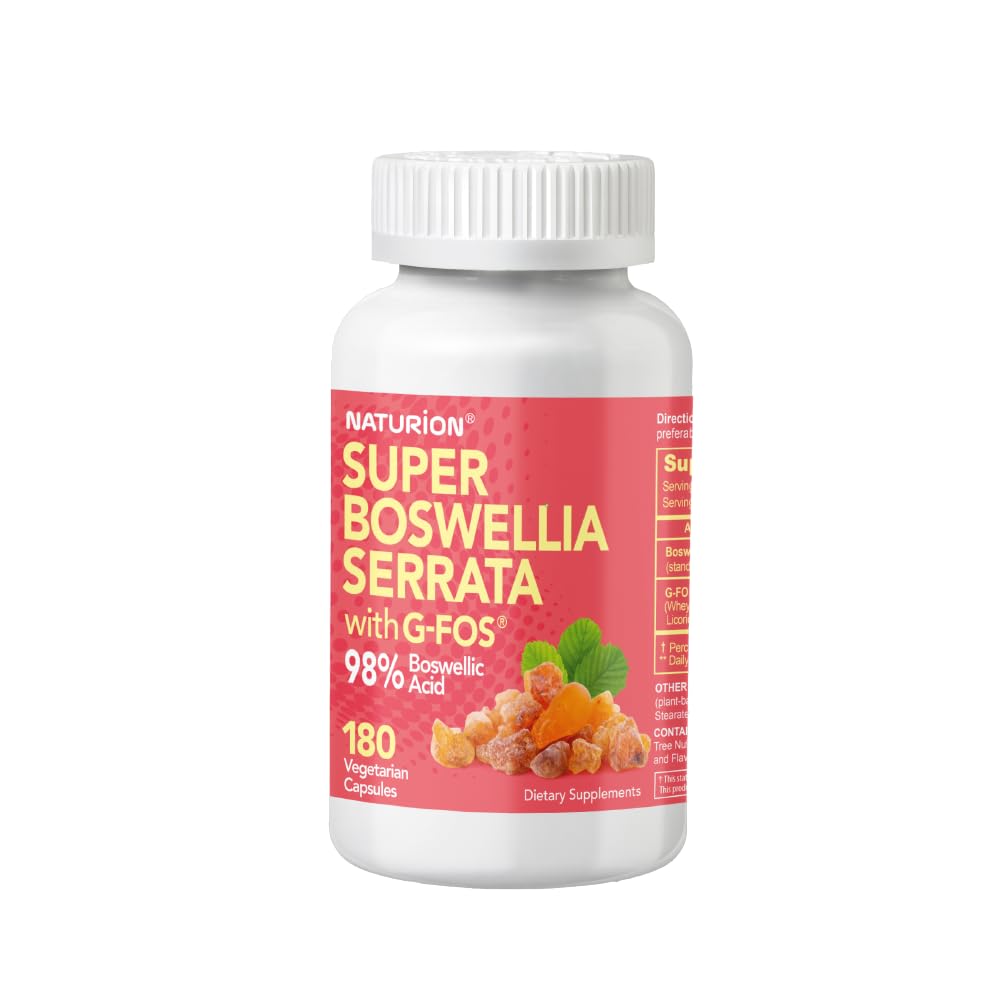 NATURION Super Boswellia Serrata 400 mg Joint Support - 180 Capsules