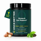 Once Better Stress & Gut Support Supplement - 60 Capsules