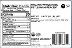 Yupik Organic Whole Husk Psyllium 95%
