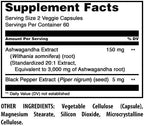 Amazing Nutrition Ashwagandha Extract 150 Mg - 240 Vegetarian Capsules - image 2