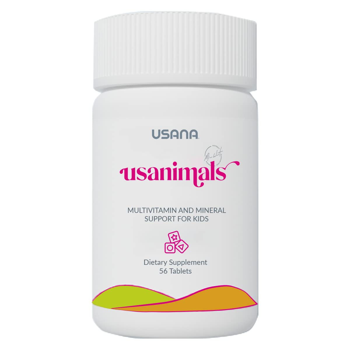 USANA Usanimals Multivitamin for Kids - 56 Chewable Tablets