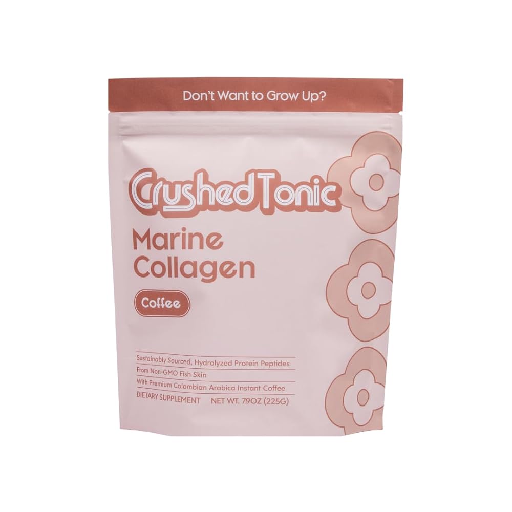 Crushed Tonic Korean Beauty Collagen Powder Arabica Coffee - 1 Month