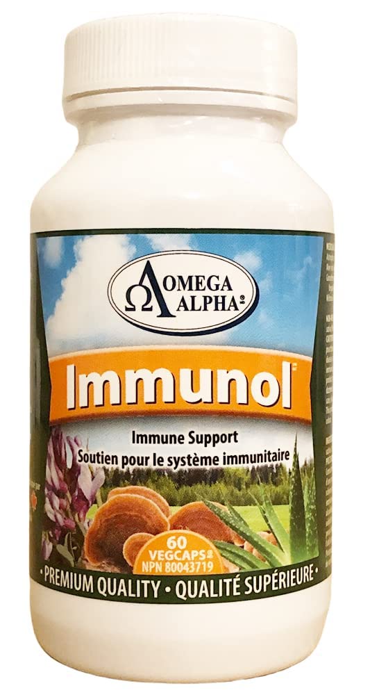 Omega Alpha Immunol Herbal Supplement - 60 Capsules
