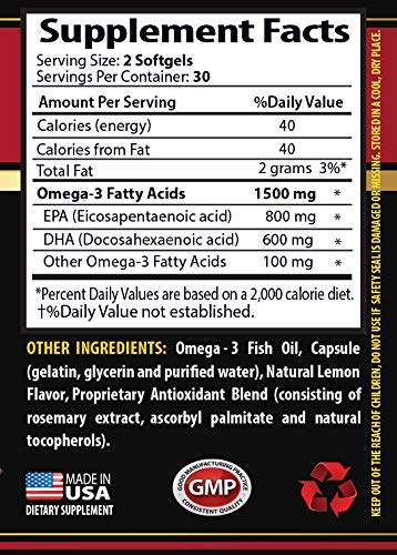 SKIN CARE SOLUTIONS Omega 8060 Fish Oil Softgels - 180 Count - image 2