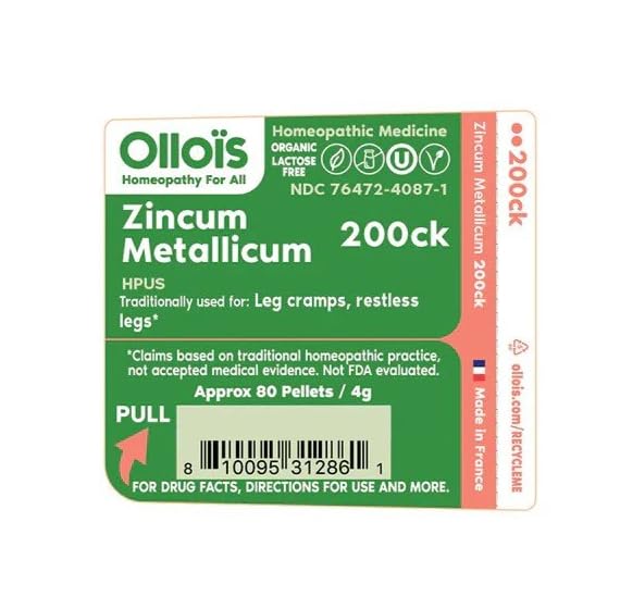 OLLOÏS Zincum Metallicum 200ck Homeopathic Pellets - 80 Pellets - image 2