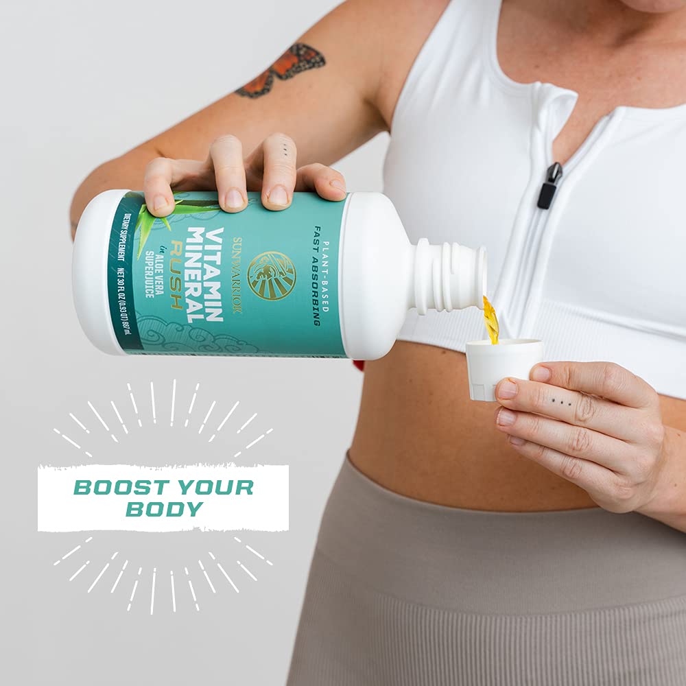 Sunwarrior Liquid Multivitamin Plant-Based Energy & Immune Support - 30 Fl Oz - image 3