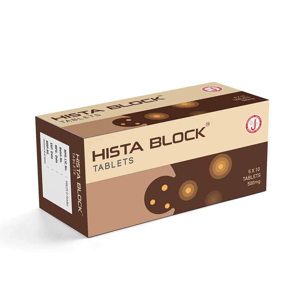 JRK's Hista Block Herbal Supplement - 60 Tablets