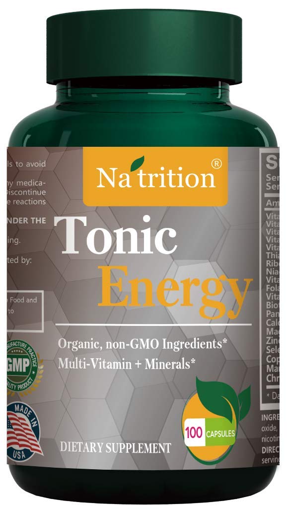 Na'trition Tonic Energy Multivitamin - 100 Vegetarian Capsules