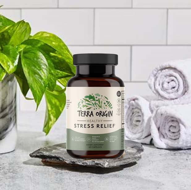 TERRA ORIGIN Healthy Stress Supplement with Ashwagandha - 60 Capsules - image 4