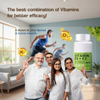 Generic Vitamin D3 600 IU + Vitamin K2 MK7 55 mcg Tablets - 60 Tablets - image 2