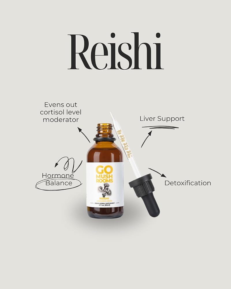 GO Mushrooms Reishi Mushroom Tincture for Rest & Relaxation - 2 fl oz - image 4