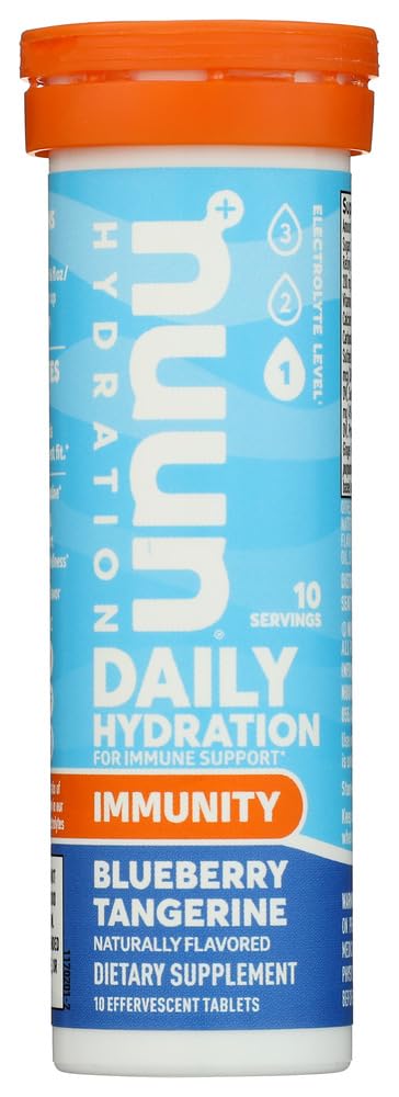 Nuun Immunity Blueberry Tangerine Electrolyte Drink Tablets - 10 Count