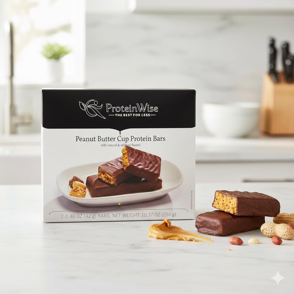 ProteinWise Peanut Butter Cup Protein Bar - 7 Bars - image 7