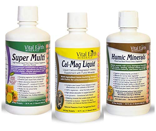 Vital Earth Minerals Keto Trio Bundle Liquid Vitamin - 3 x 32 fl. oz.