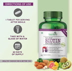 MAGICHOOD Biotin Tablet for Hair, Nail & Skin - 60 Tablets - image 3