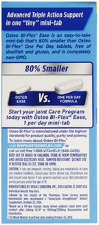 Osteo Bi-Flex Joint Health Ease Advanced Triple Action Mini Tabs - 84 Tablets - image 4