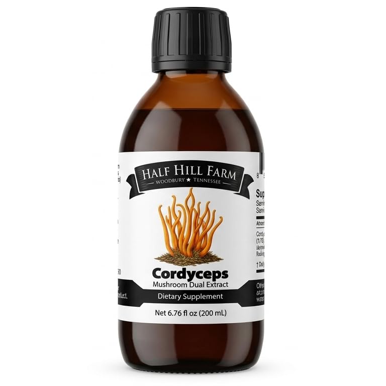 Half Hill Farm Cordyceps Mushroom Dual Extract - 6.76 oz - image 4