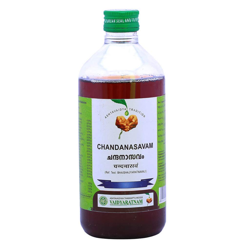 VAIDYARATNAM Chandanasavam Ayurvedic Syrup - 450 mL