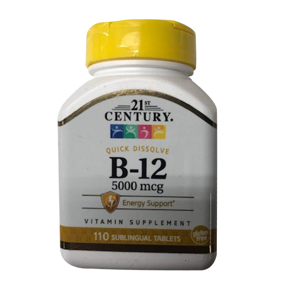 21st Century B-12 5000 mcg Sublingual Tablets - 550 Count