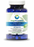 Mega Resveratrol 500 mg Trans-Resveratrol - 60 Vegetarian Capsules
