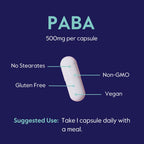 BESTVITE PABA 500mg Antioxidant Support - 120 Vegetarian Capsules - image 5