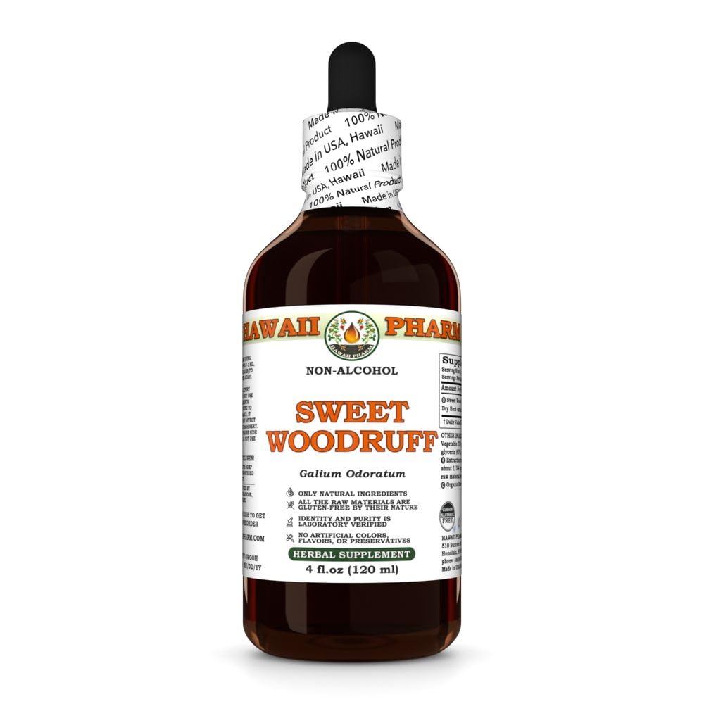 Hawaii Pharm Sweet Woodruff (Galium odoratum) Herb Alcohol-Free