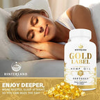 Hinterland Gold Label Hemp Oil 25mg - 30 Softgels - image 6