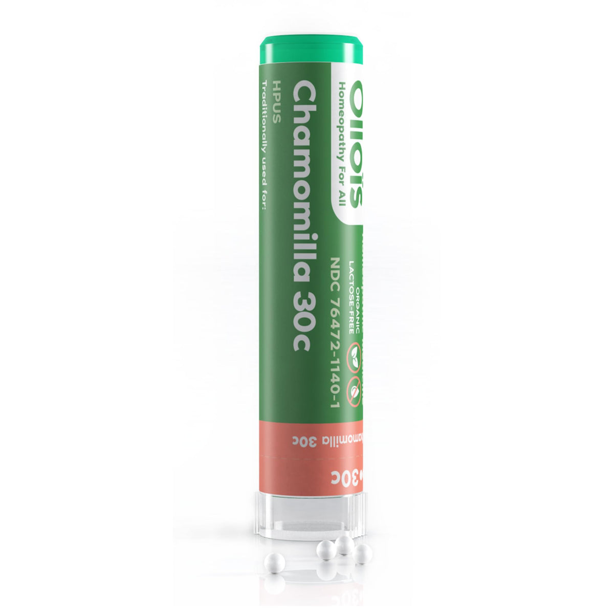 OLLOÏS Chamomilla 30c Organic Homeopathic Medicine - 80 Pellets