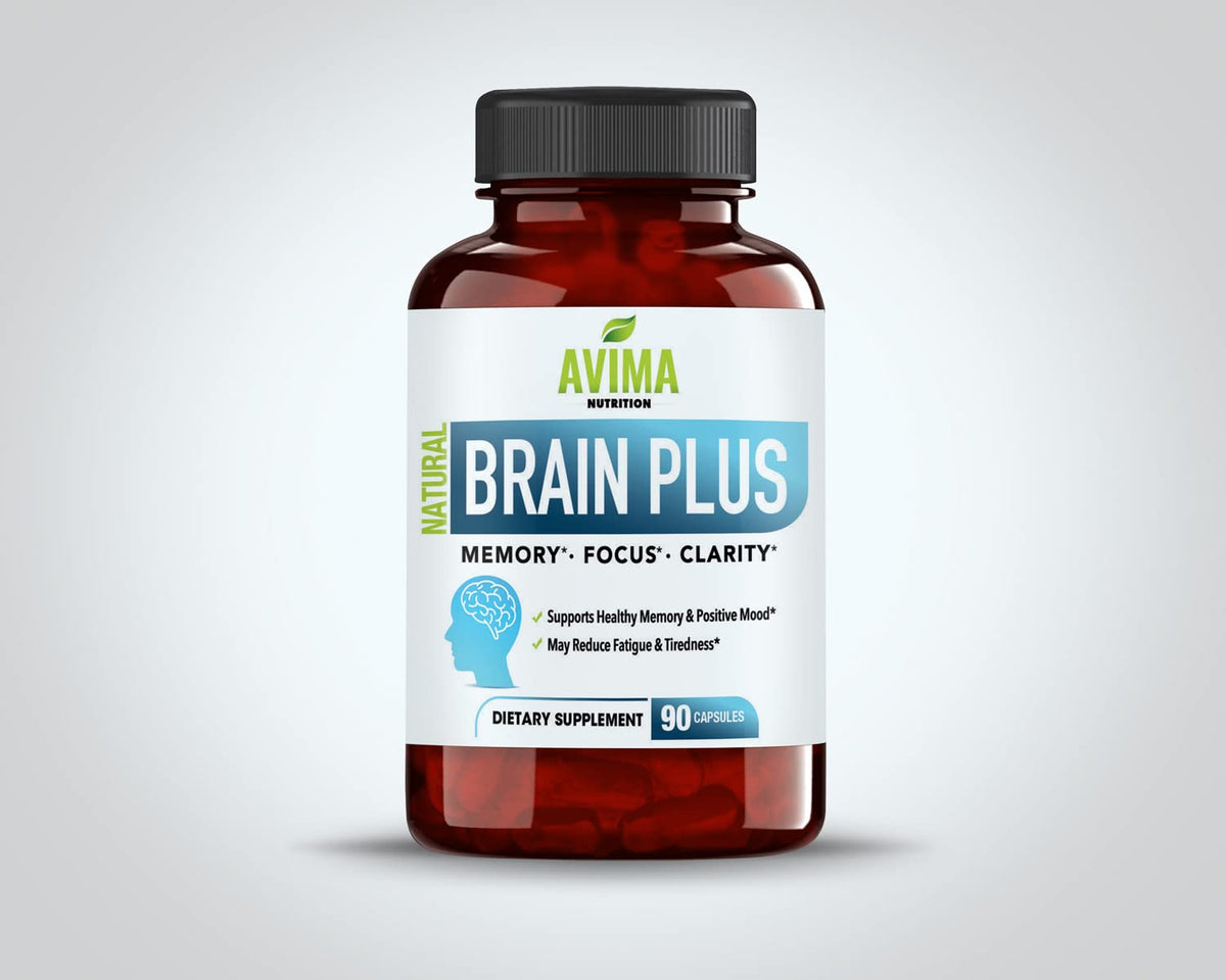 AVIMA Brain Booster Nootropic Supplement for Focus - 90 Capsules