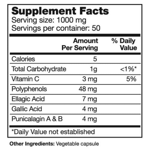 Seagate Pomegranate 500 mg - 100 Capsules - image 2